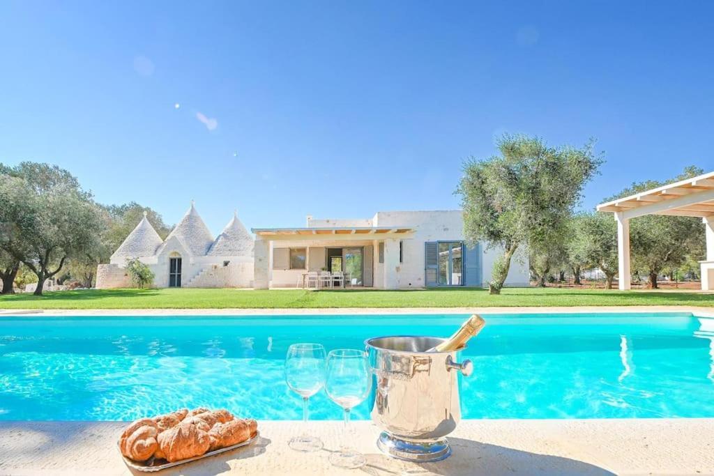 New Trulli Eden 101 With Private Pool And Jacuzzi Vila San Michele Salentino Exterior foto