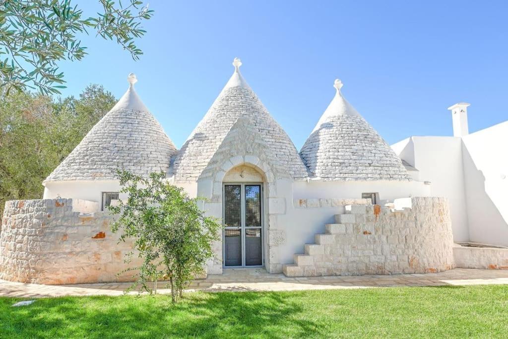 New Trulli Eden 101 With Private Pool And Jacuzzi Vila San Michele Salentino Exterior foto